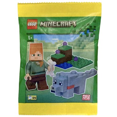 LEGO 662404 Minecraft Alex with Wolf – zdjęcie