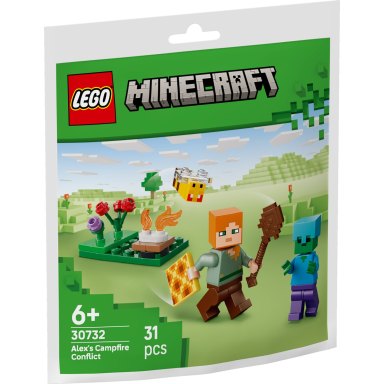 LEGO 30732 Minecraft Potyczka Alex przy ognisku – zdjęcie