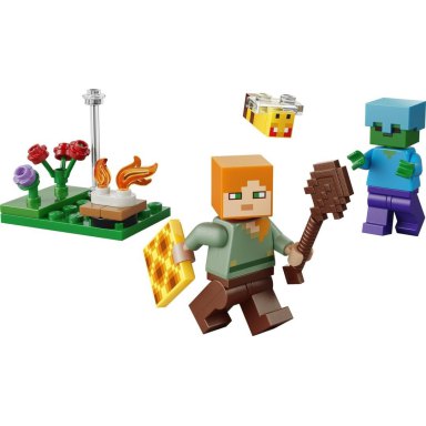 LEGO 30732 Minecraft Potyczka Alex przy ognisku