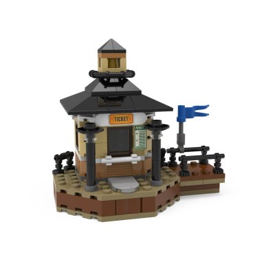 LEGO 5009157 Promotional Kasa biletowa statku Amelia