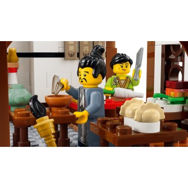 LEGO 80121 Chinese Traditional Festivals Stary zajazd – zdjęcie