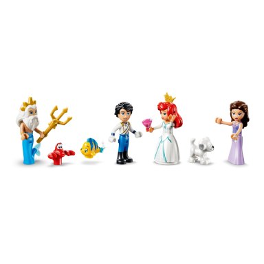 LEGO 43299 Disney Princess Królewska łódź weselna Arielki – zdjęcie
