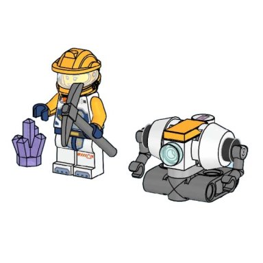 LEGO 952405 City Astronaut & Robot