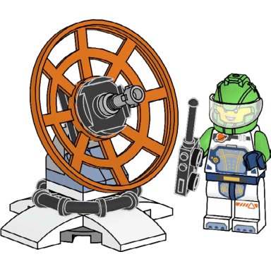 LEGO 952411 City Astronaut and Radio Station