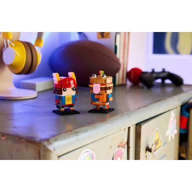 LEGO 40910 Brickheadz Mistrz Rzucania Mięsem i Podniebna – figurki – zdjęcie
