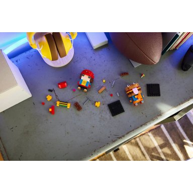 LEGO 40910 Brickheadz Mistrz Rzucania Mięsem i Podniebna – figurki – zdjęcie