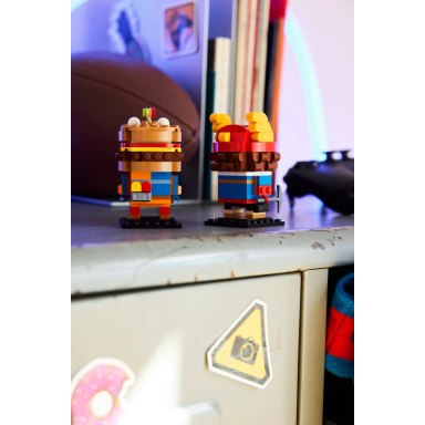 LEGO 40910 Brickheadz Mistrz Rzucania Mięsem i Podniebna – figurki – zdjęcie