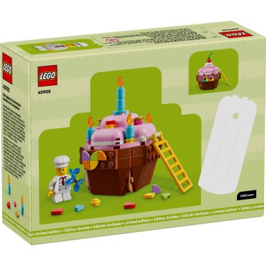 LEGO 40905 Seasonal Urodzinowa babeczka – zdjęcie