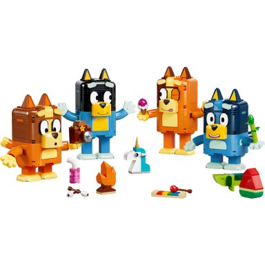 LEGO 11217 Bluey Rodzina Blue z klocków