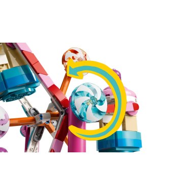 LEGO 42700 Friends Cukierkowo-babeczkowy diabelski młyn – zdjęcie