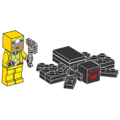 LEGO 662410 Minecraft Cave Explorer and Spider – zdjęcie