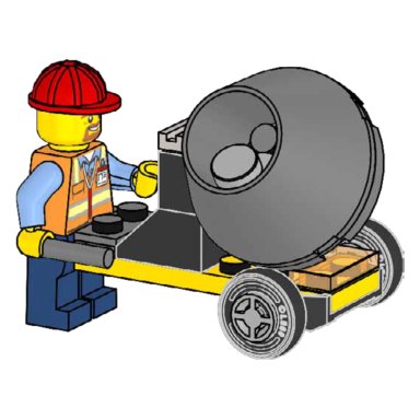 LEGO 952403 Construction Cement-Mixer