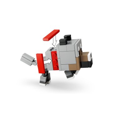 LEGO 21592 Minecraft Atak kurzego jeźdźca na pustyni – zdjęcie