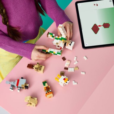LEGO 21592 Minecraft Atak kurzego jeźdźca na pustyni – zdjęcie