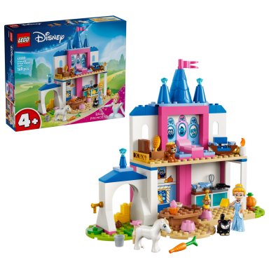 LEGO 43283 Disney Princess Zamek Kopciuszka i jej zwierzęcych przyjaciół – zdjęcie