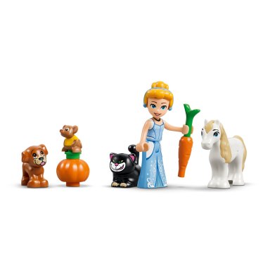 LEGO 43283 Disney Princess Zamek Kopciuszka i jej zwierzęcych przyjaciół – zdjęcie
