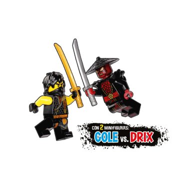 LEGO 112504 Ninjago Cole vs. Drix