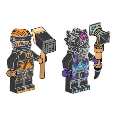 LEGO 112406 Ninjago Cole vs. Lord Ras – zdjęcie