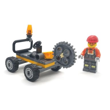 LEGO 952502 Construction Worker with Rotary Cutter – zdjęcie