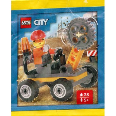 LEGO 952502 Construction Worker with Rotary Cutter – zdjęcie