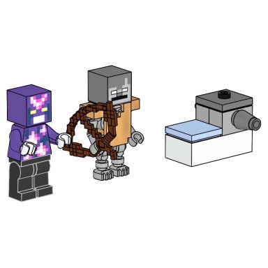 LEGO 662401 Minecraft Crystal Knight, Stray and Gun