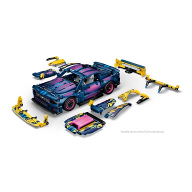 LEGO 42236 Technic Warsztat tuningowy: samochód Ford Mustang GT – zdjęcie