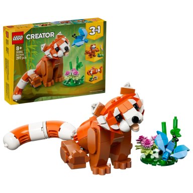 LEGO 31394 Creator 3-in-1 Urocze zwierzątka: Panda ruda – zdjęcie