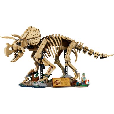 LEGO 77985 Jurassic World Szkielety dinozaurów: triceratops
