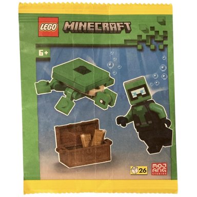 LEGO 662505 Minecraft Diver with Turtle and Treasure Chest – zdjęcie