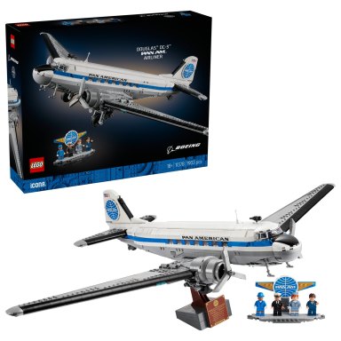 LEGO 11378 Icons Samolot pasażerski Douglas DC-3 PAN AM – zdjęcie