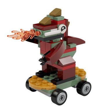 LEGO 6644870 Promotional Dragon on Skateboard – zdjęcie