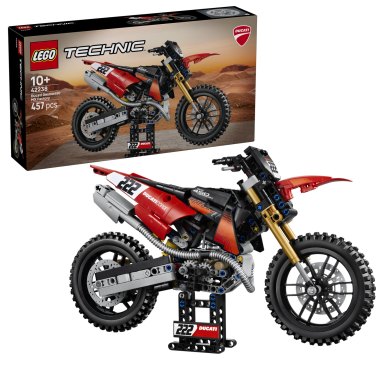 LEGO 42238 Technic Motocykl Ducati Desmo450 MX Factory – zdjęcie