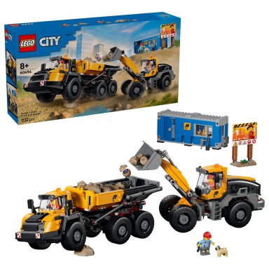LEGO 60494 Construction Wywrotka i ładowarka czołowa – zdjęcie