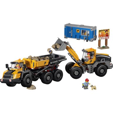 LEGO 60494 Construction Wywrotka i ładowarka czołowa