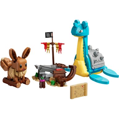 LEGO 72162 Pokémon SMART Play: Eevee i Lapras — poszukiwanie skarbów