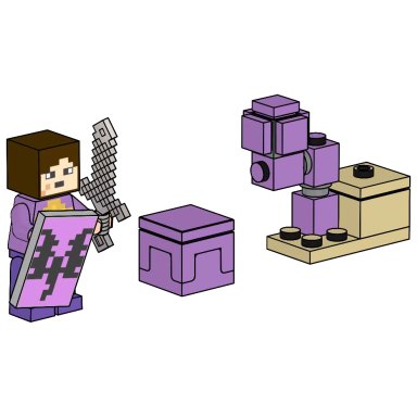 LEGO 662413 Minecraft End Warrior and Shulker