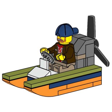 LEGO 952508 Jungle Explorer & Hovercraft – zdjęcie