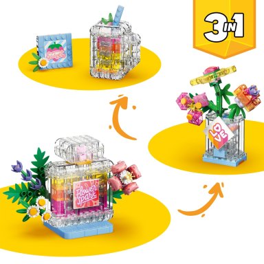 LEGO 31383 Creator 3-in-1 Flakon perfum z kwiatową ozdobą – zdjęcie