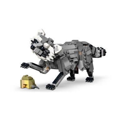 LEGO 31393 Creator 3-in-1 Leśne zwierzęta: Wilk szary – zdjęcie