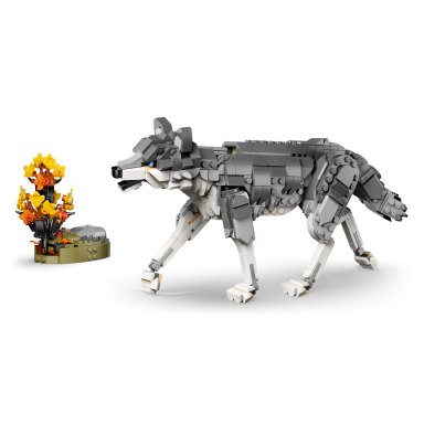 LEGO 31393 Creator 3-in-1 Leśne zwierzęta: Wilk szary – zdjęcie