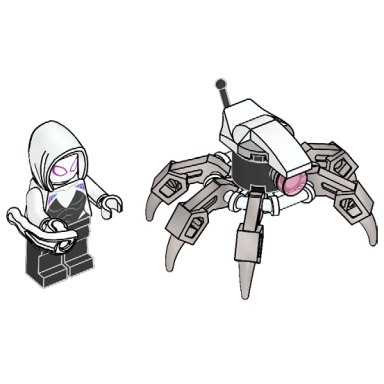LEGO 682405 Spider-Man Ghost-Spider and Spider Robot