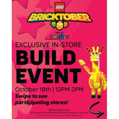LEGO 6608666 Bricktober Zabawa z żyrafą