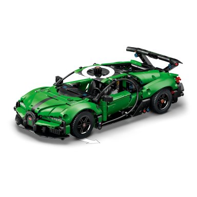 LEGO 42241 Technic Zielony hipersamochód Bugatti Chiron Pur Sport – zdjęcie