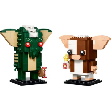 LEGO 40919 Brickheadz Figurki gremlinów: Gizmo i Stripe