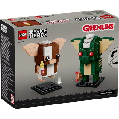 LEGO 40919 Brickheadz Figurki gremlinów: Gizmo i Stripe – zdjęcie