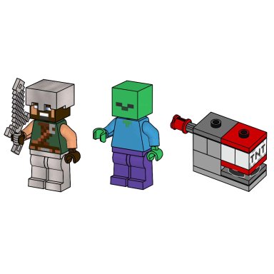 LEGO 662510 Minecraft Hero with Zombie – zdjęcie