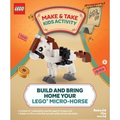LEGO 6621906 Promotional Koń