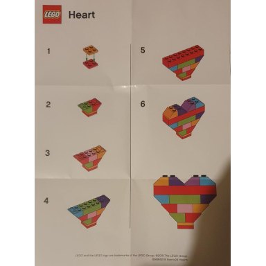 LEGO 5009228 Valentine Iberia24 Heart – zdjęcie