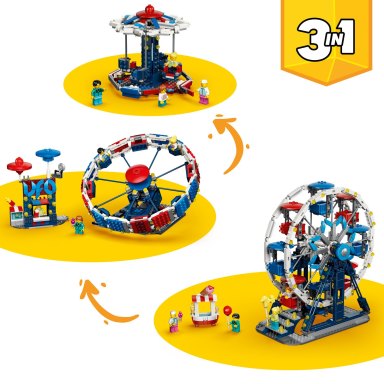 LEGO 31389 Creator 3-in-1 Kultowy diabelski młyn – zdjęcie
