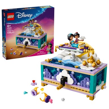 LEGO 43295 Disney Princess Szkatułka na biżuterię Dżasminy – zdjęcie